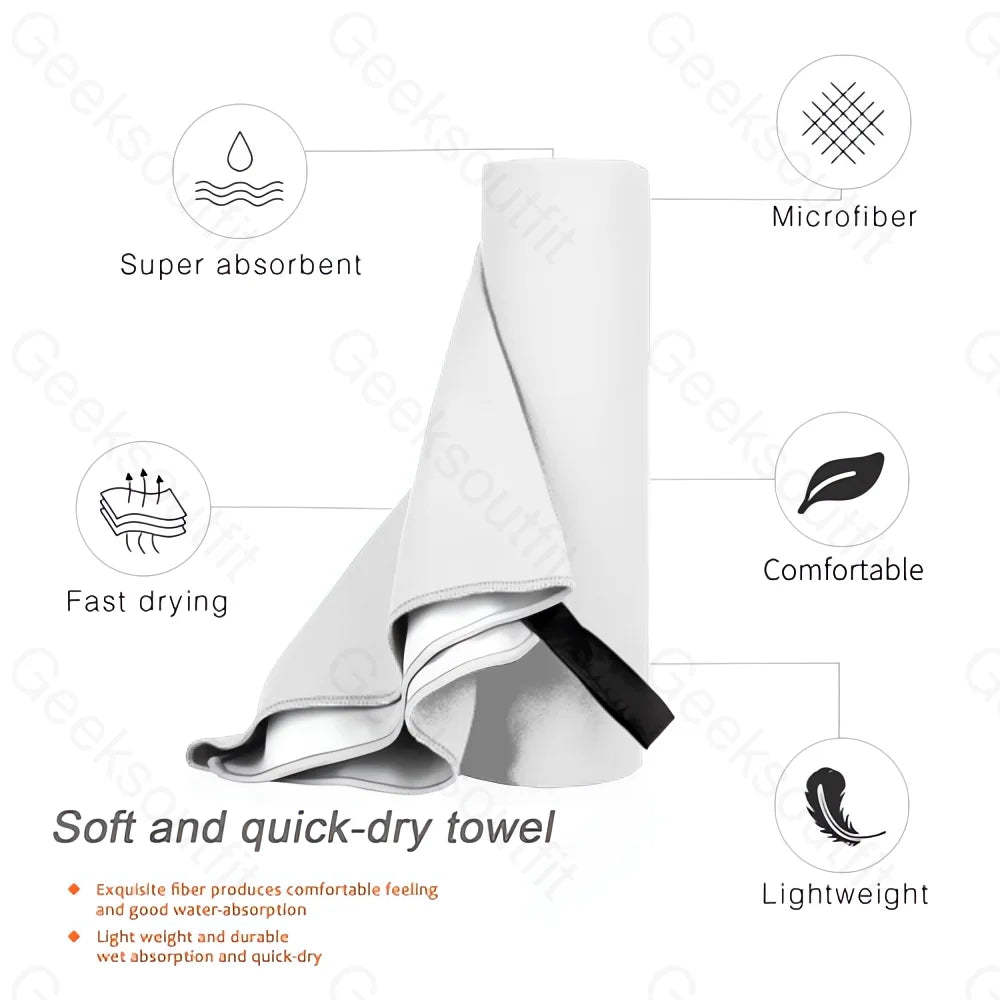 Capybara And Plants Quick Drying Beach Towel