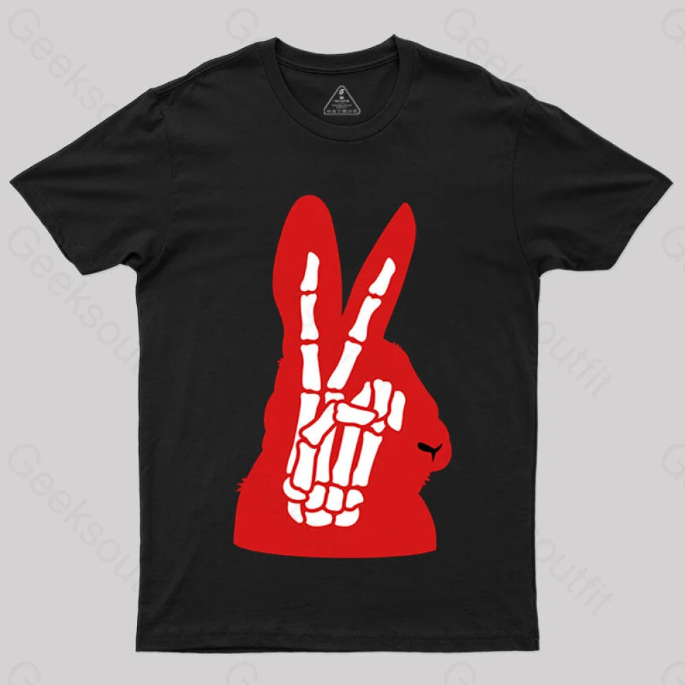 Rabbit Ears T-Shirt Black / S