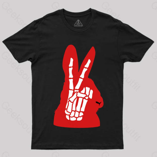 Rabbit Ears T-Shirt Black / S