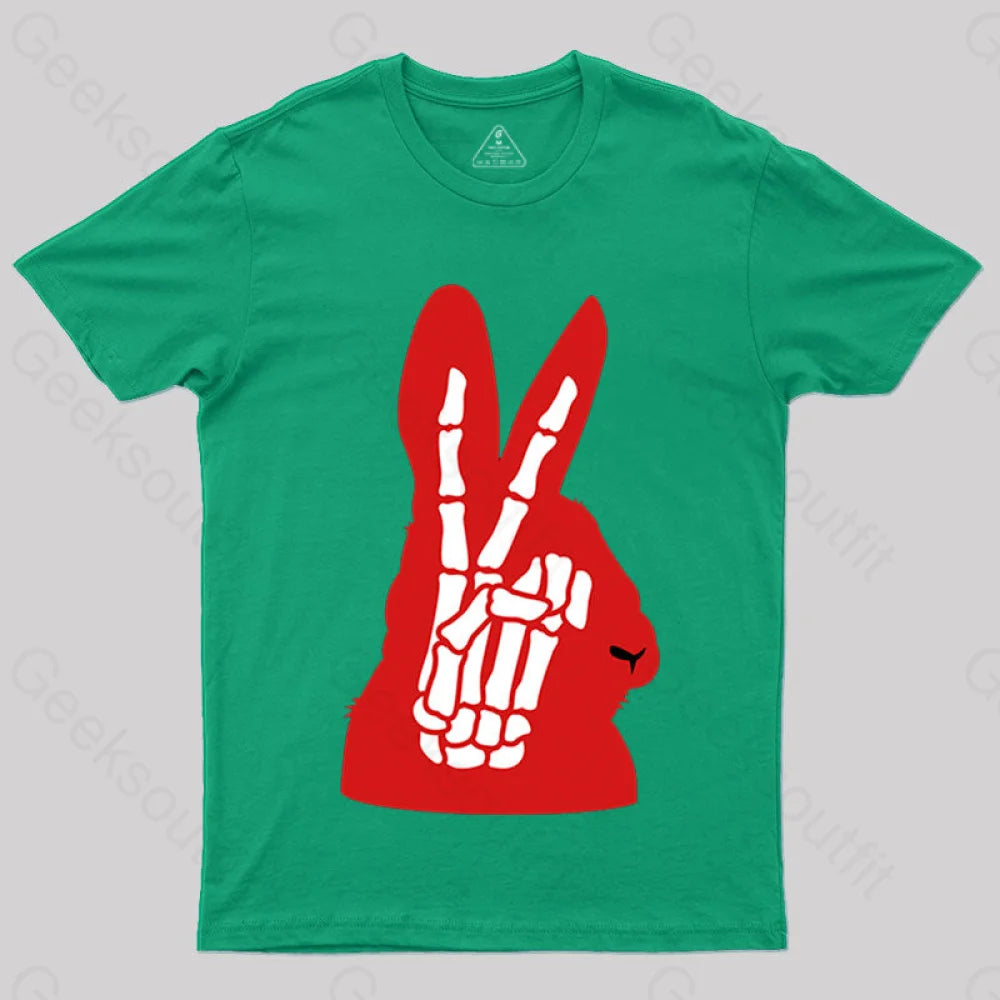 Rabbit Ears T-Shirt Green / S