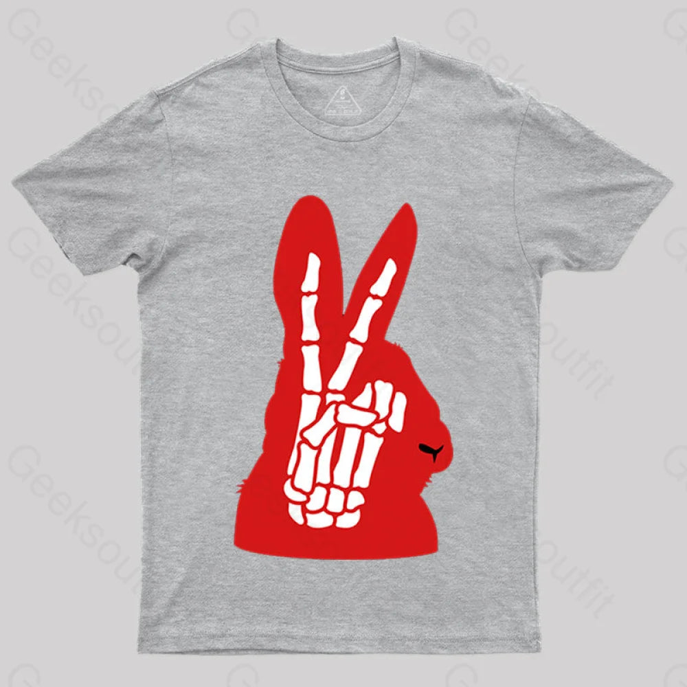 Rabbit Ears T-Shirt Grey / S