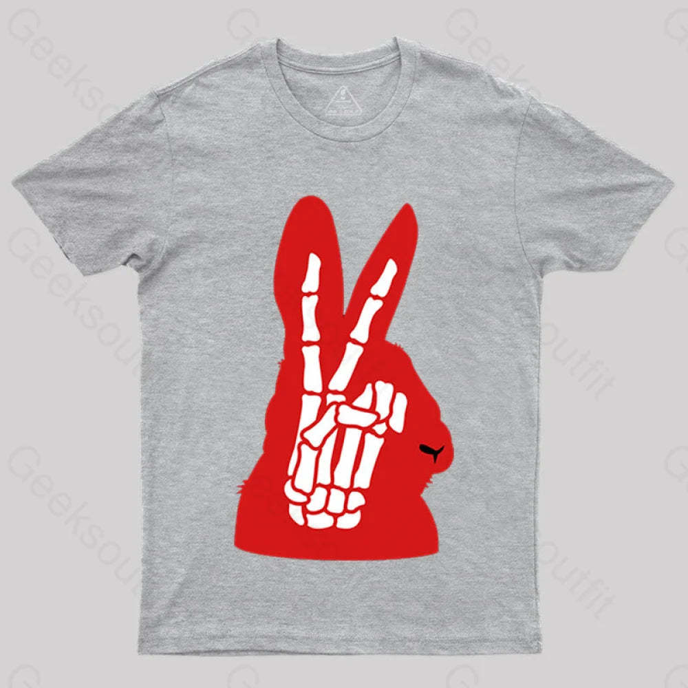 Rabbit Ears T-Shirt Grey / S