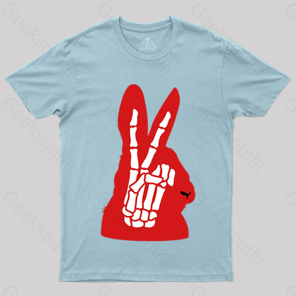 Rabbit Ears T-Shirt Light Blue / S