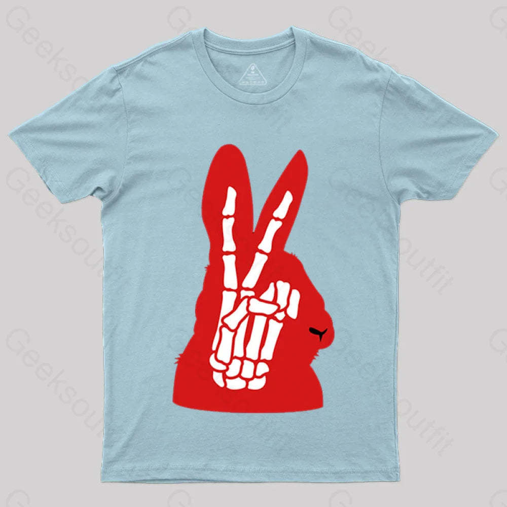Rabbit Ears T-Shirt Light Blue / S