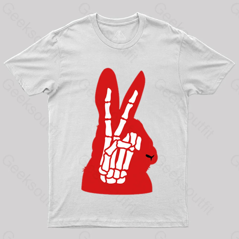 Rabbit Ears T-Shirt White / S