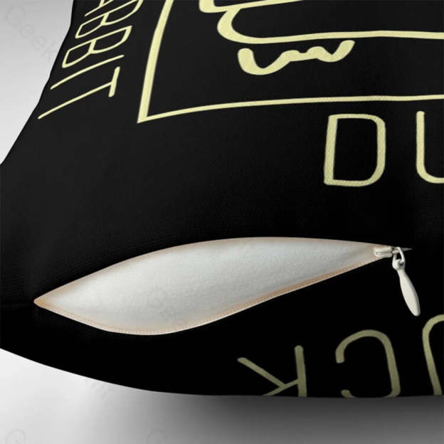Rabbit Or Duck Funny Geek Pillowcase