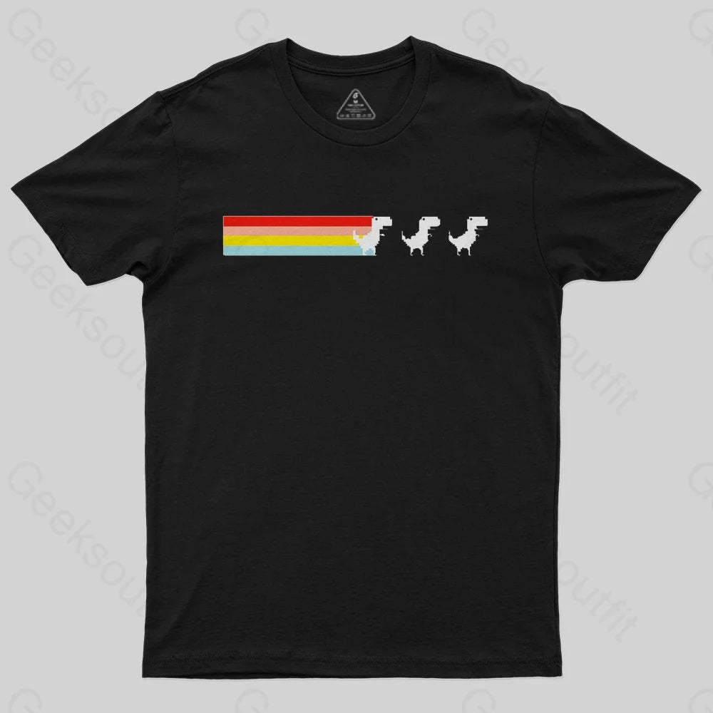 Rainbow Fart Dinosaur T-Shirt - Geeksoutfit