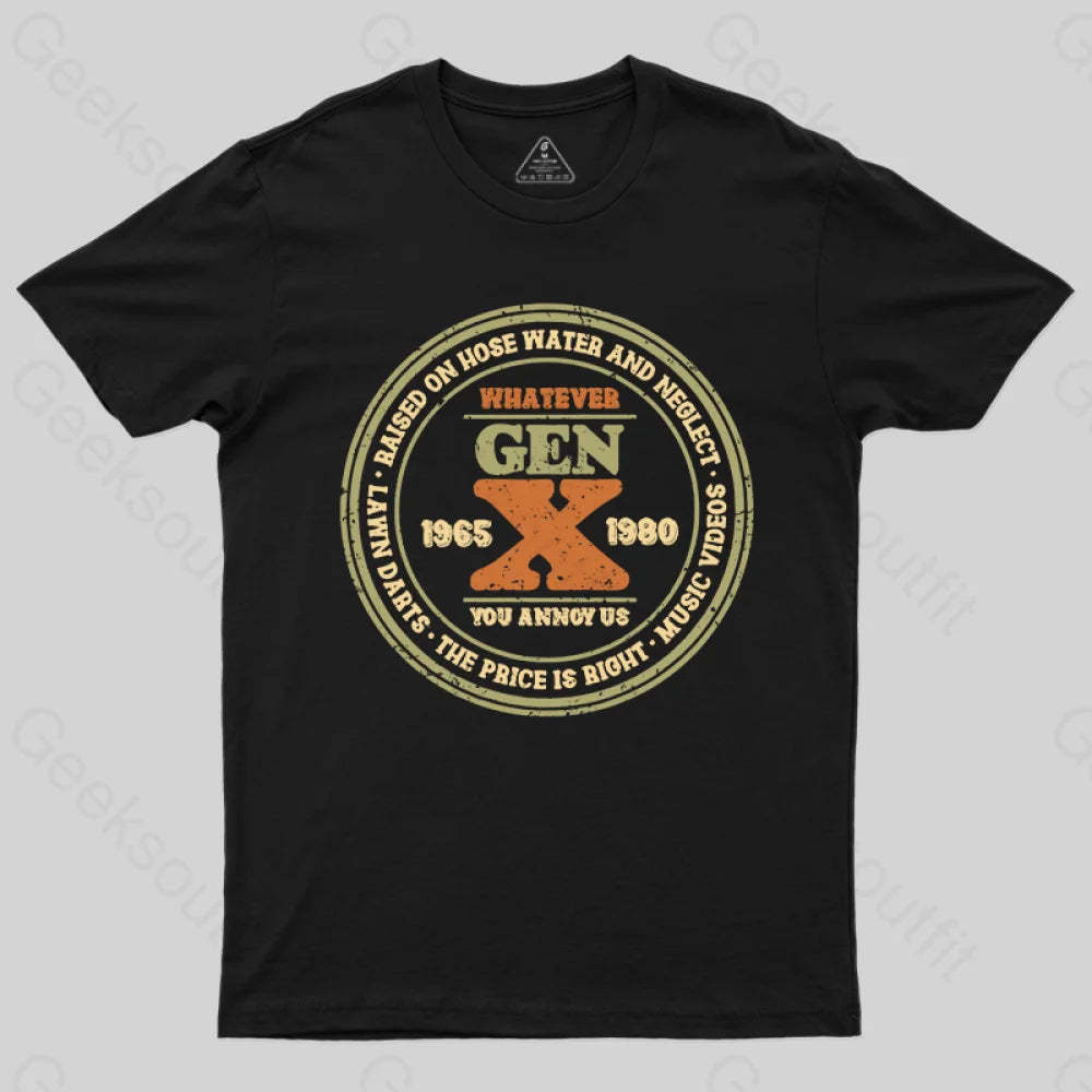 Raised On Hose Water And Neglect T-Shirt Black / S