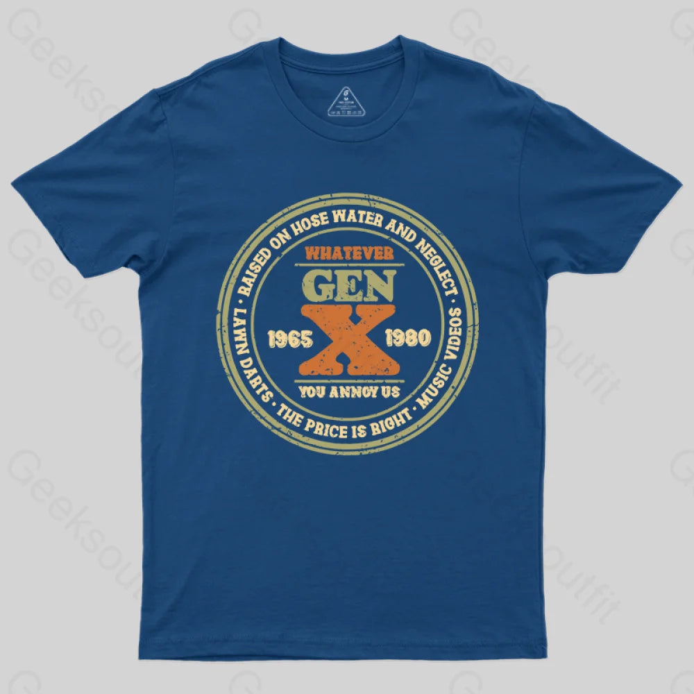 Raised On Hose Water And Neglect T-Shirt Navy / S