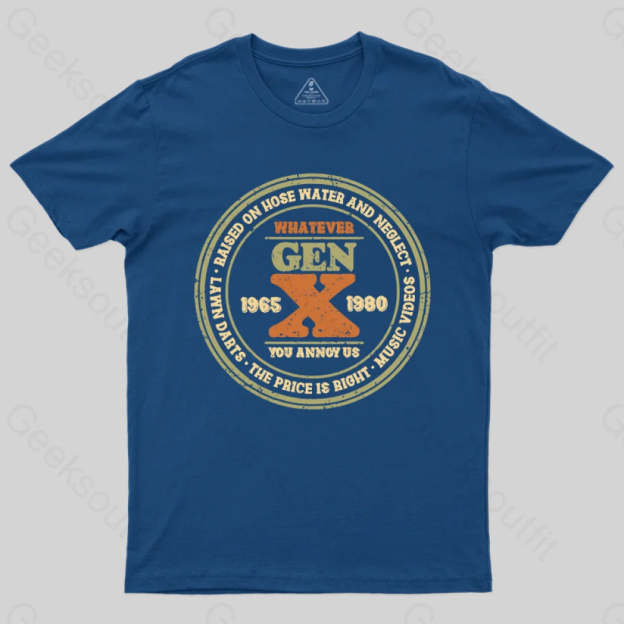Raised On Hose Water And Neglect T-Shirt Navy / S