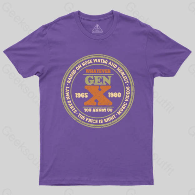 Raised On Hose Water And Neglect T-Shirt Purple / S