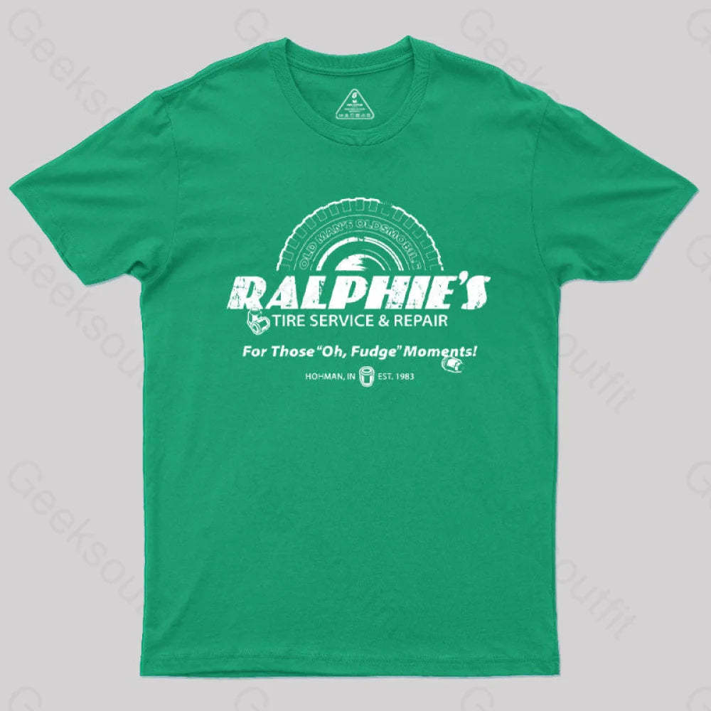 Ralphie’s Tire T-Shirt Green / S