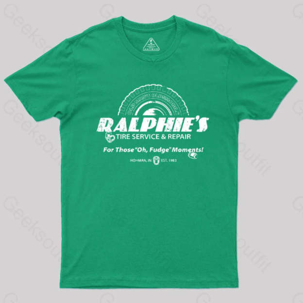 Ralphie’s Tire T-Shirt Green / S