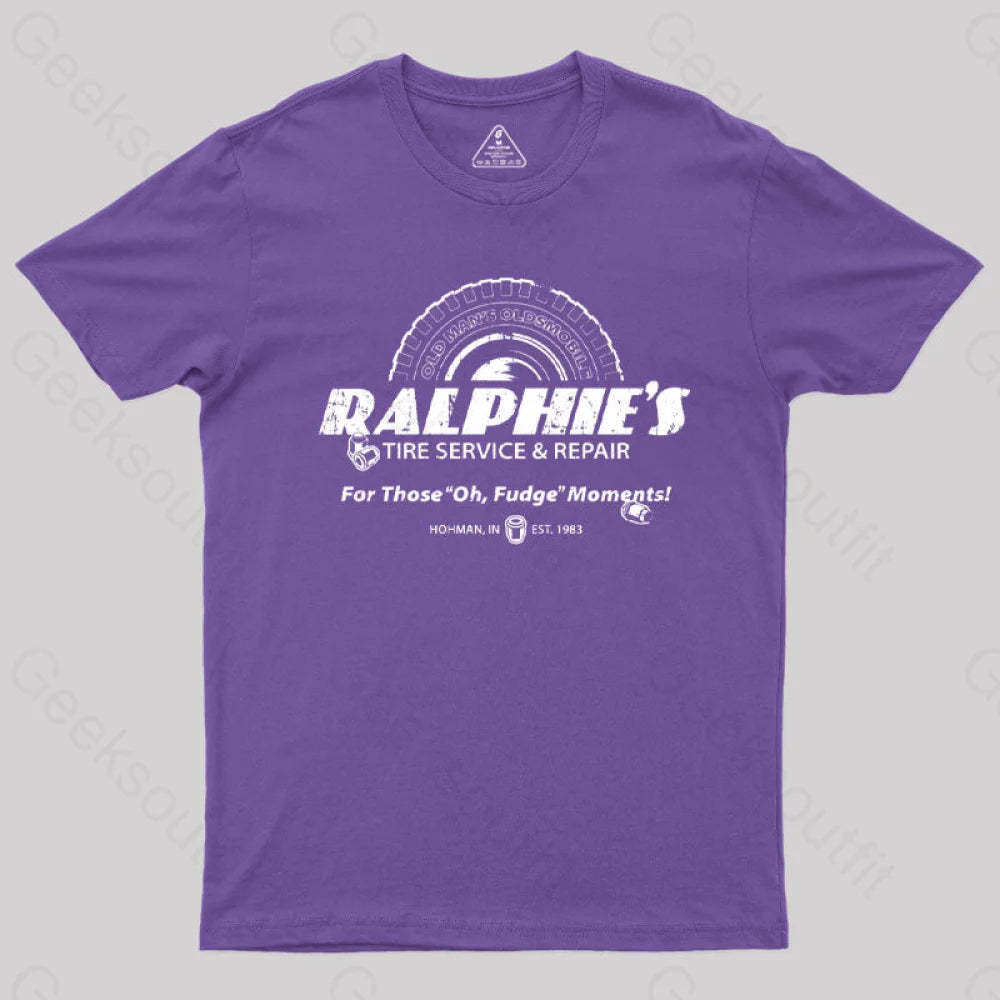 Ralphie’s Tire T-Shirt Purple / S