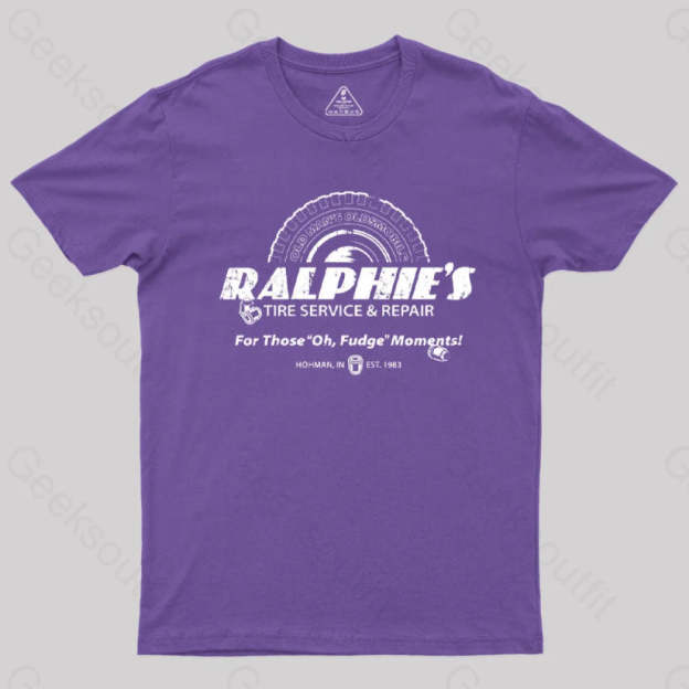 Ralphie’s Tire T-Shirt Purple / S