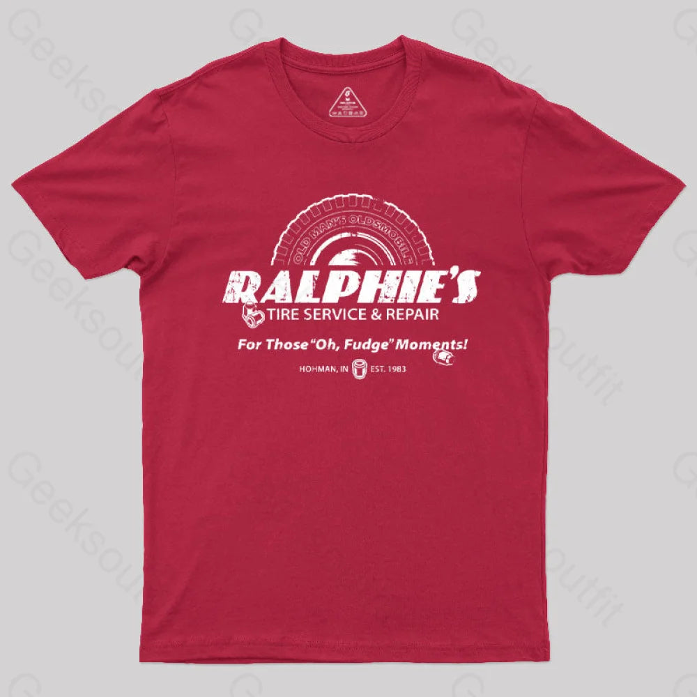 Ralphie’s Tire T-Shirt Red / S