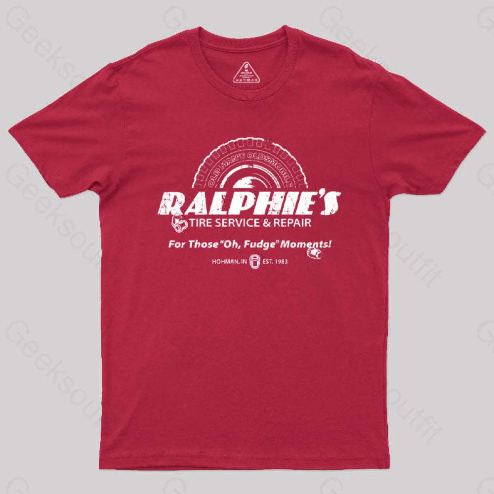 Ralphie’s Tire T-Shirt Red / S