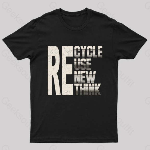 Re: Cycle Use New Think Nerd T-Shirt Black / S