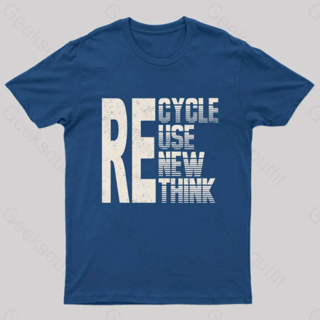 Re: Cycle Use New Think Nerd T-Shirt Navy / S