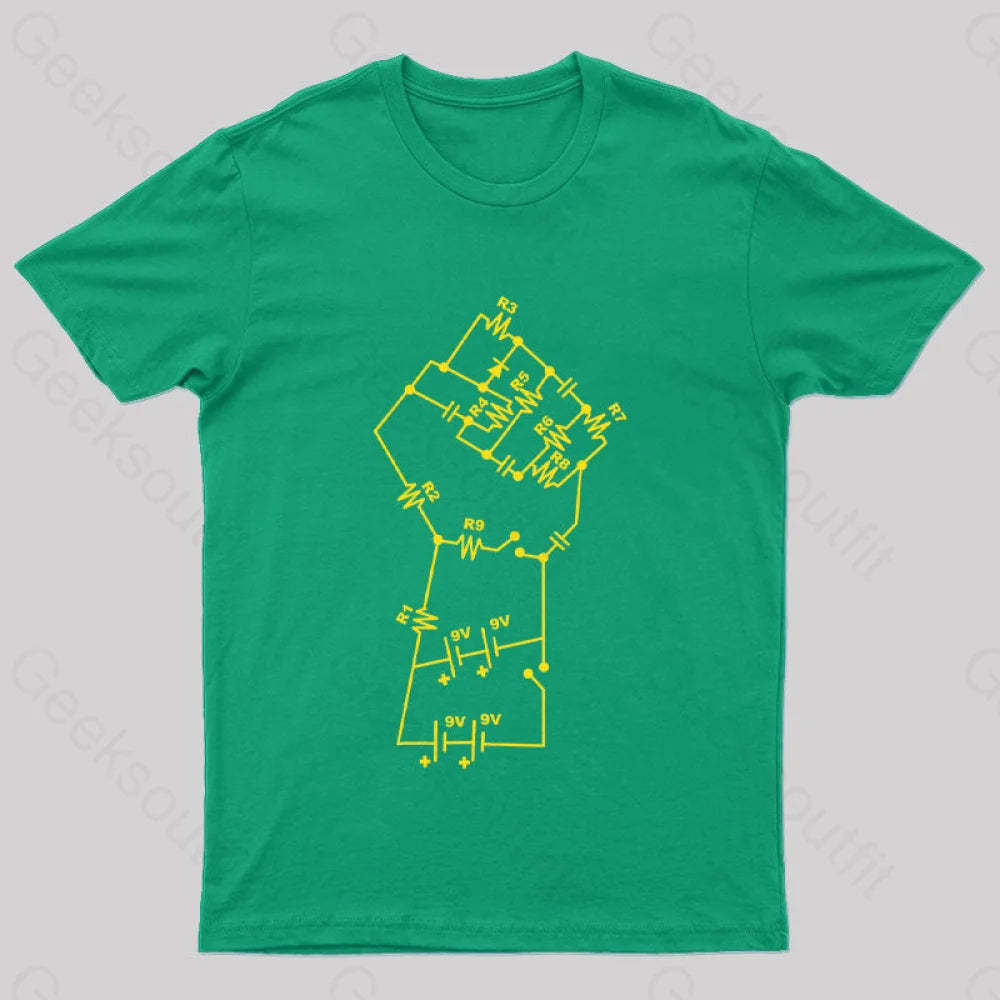 Re-Volt Physics Nerd T-Shirt Green / S