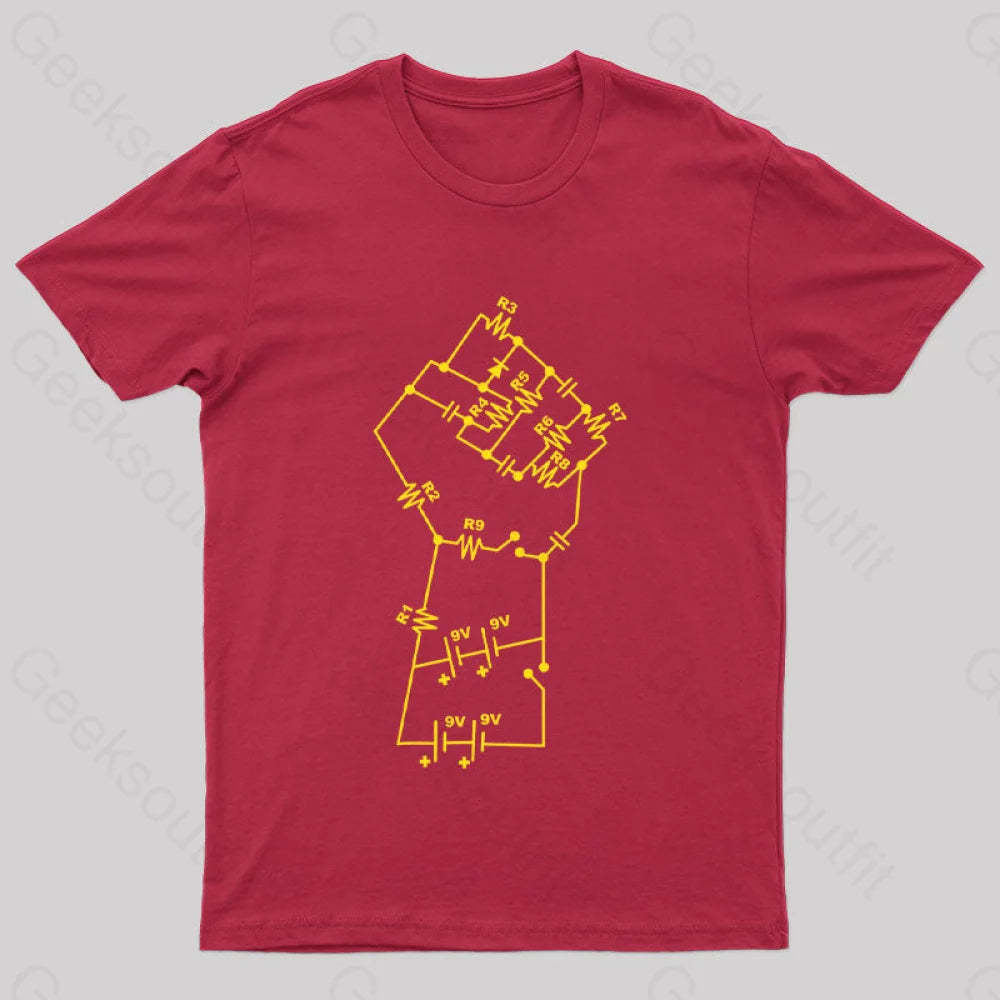 Re-Volt Physics Nerd T-Shirt Red / S