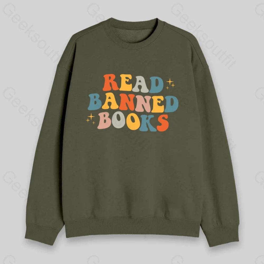 READ BANNED BOOKS Sweatshirt - Geeksoutfit