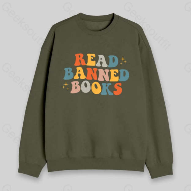 READ BANNED BOOKS Sweatshirt - Geeksoutfit