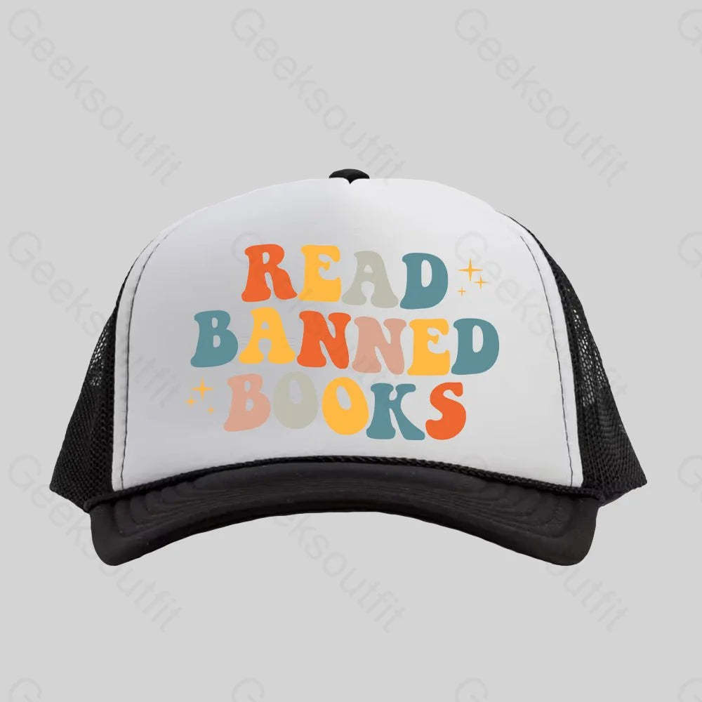 Read Banned Books Trucker Hat - Geeksoutfit