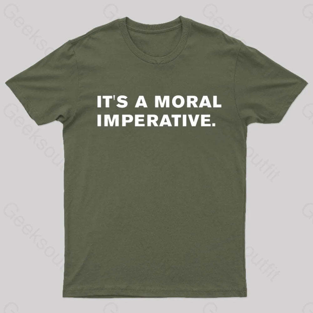 Real Genius Quote T-Shirt Army Green / S