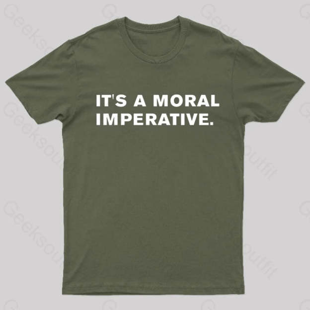 Real Genius Quote T-Shirt Army Green / S
