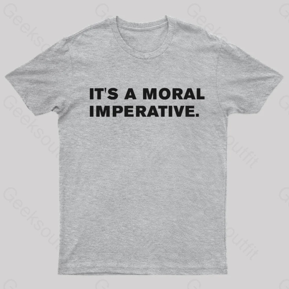 Real Genius Quote T-Shirt Grey / S