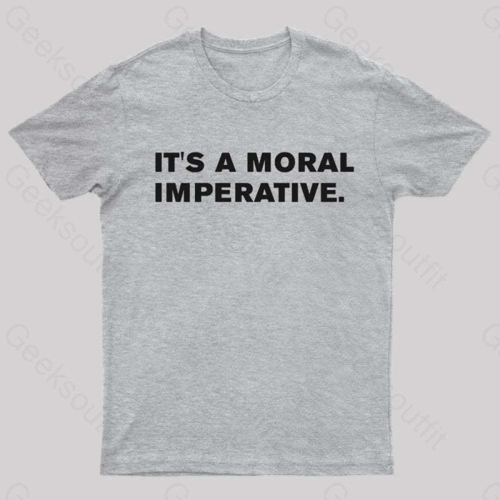 Real Genius Quote T-Shirt Grey / S