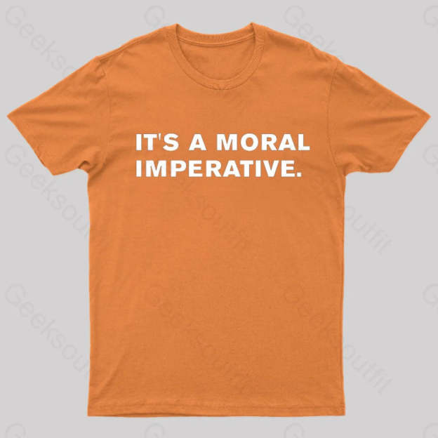 Real Genius Quote T-Shirt Orange / S