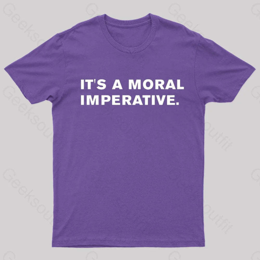 Real Genius Quote T-Shirt Purple / S