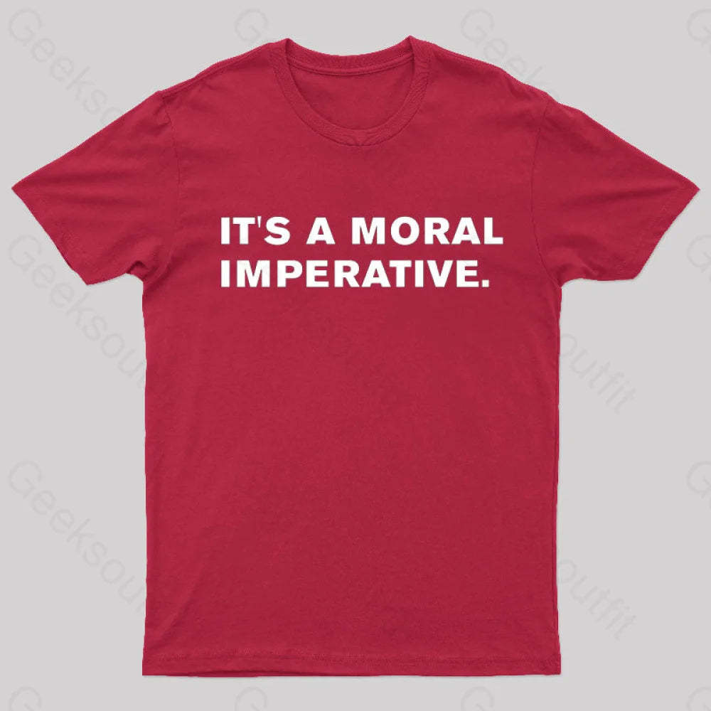 Real Genius Quote T-Shirt Red / S
