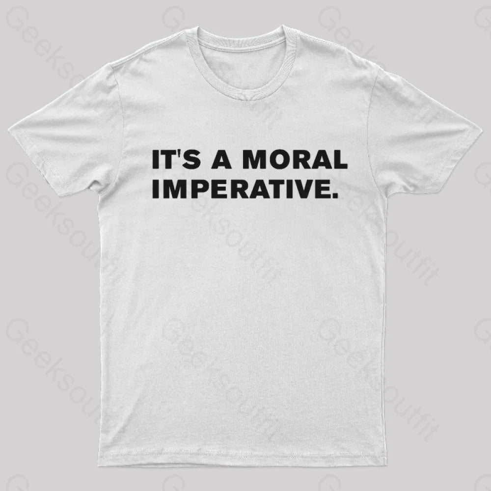 Real Genius Quote T-Shirt White / S