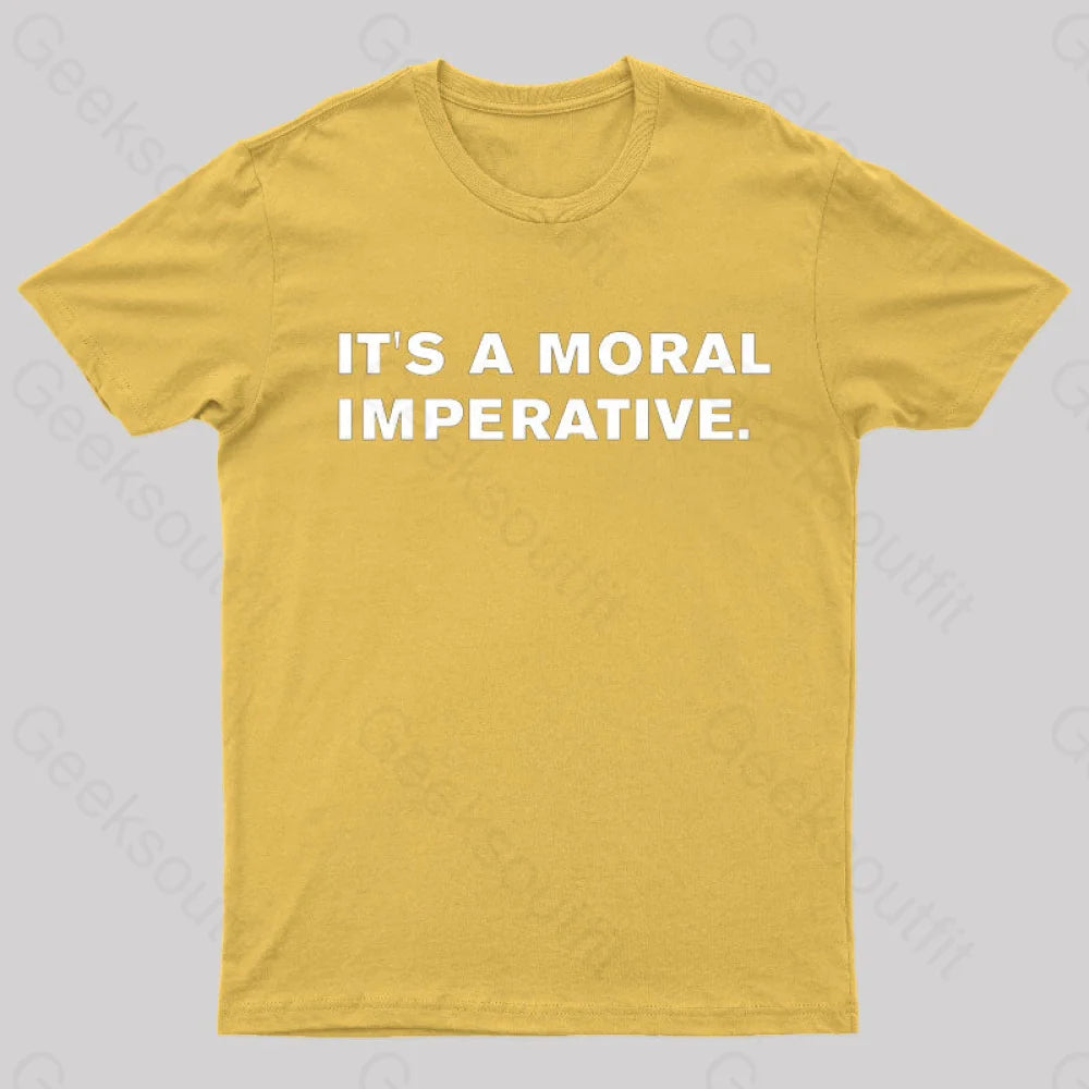 Real Genius Quote T-Shirt Yellow / S