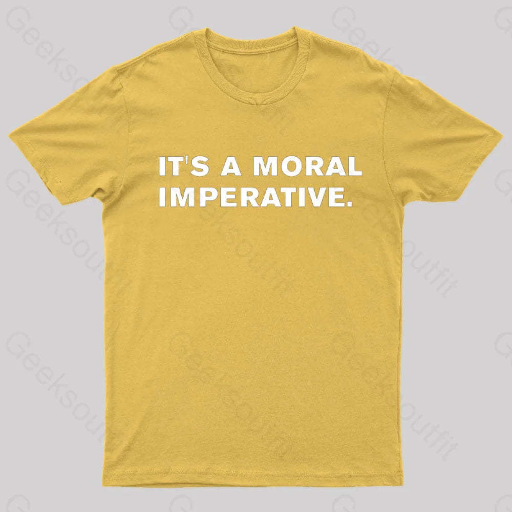 Real Genius Quote T-Shirt Yellow / S