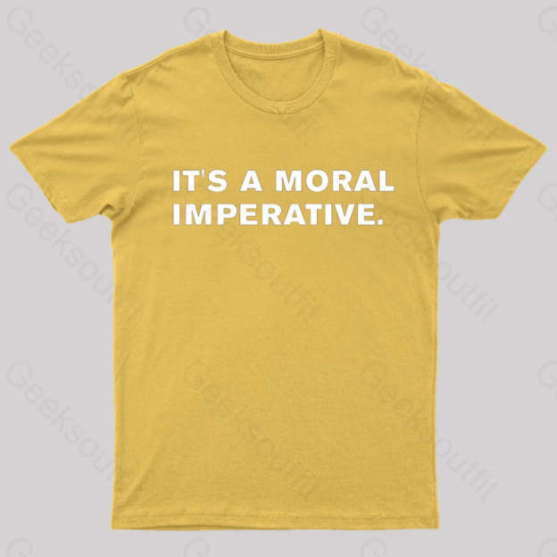 Real Genius Quote T-Shirt Yellow / S