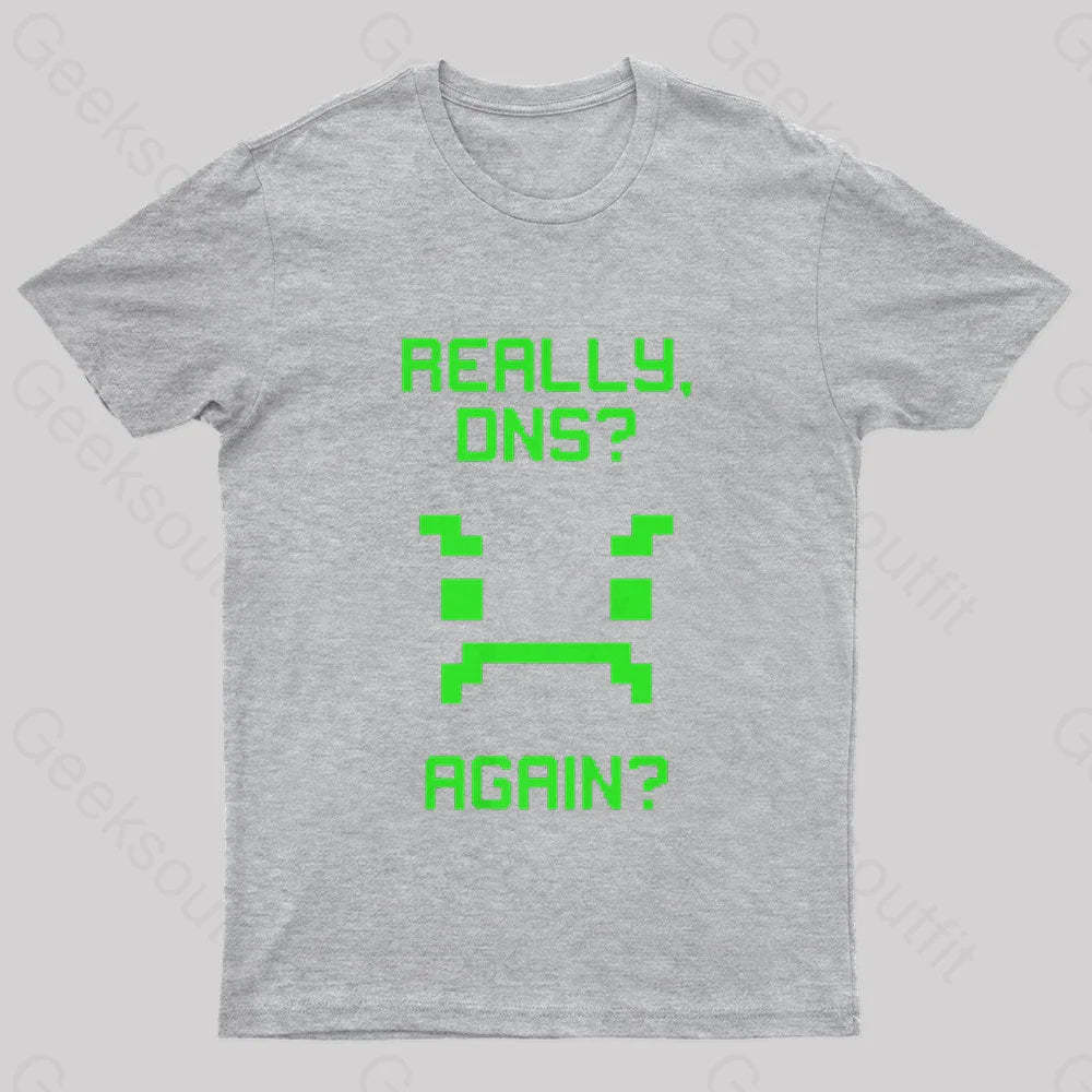 Really Once Again Nerd T-Shirt Grey / S