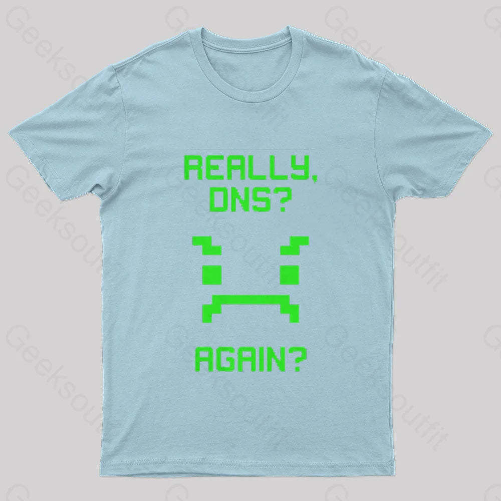 Really Once Again Nerd T-Shirt Light Blue / S