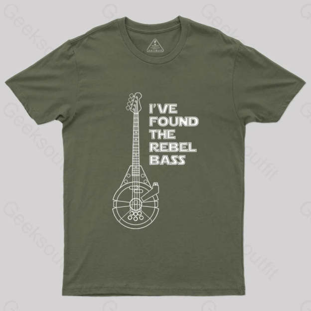 Rebel Bass T-Shirt Army Green / S