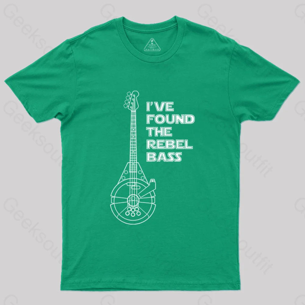Rebel Bass T-Shirt Green / S