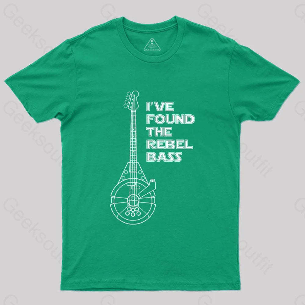 Rebel Bass T-Shirt Green / S