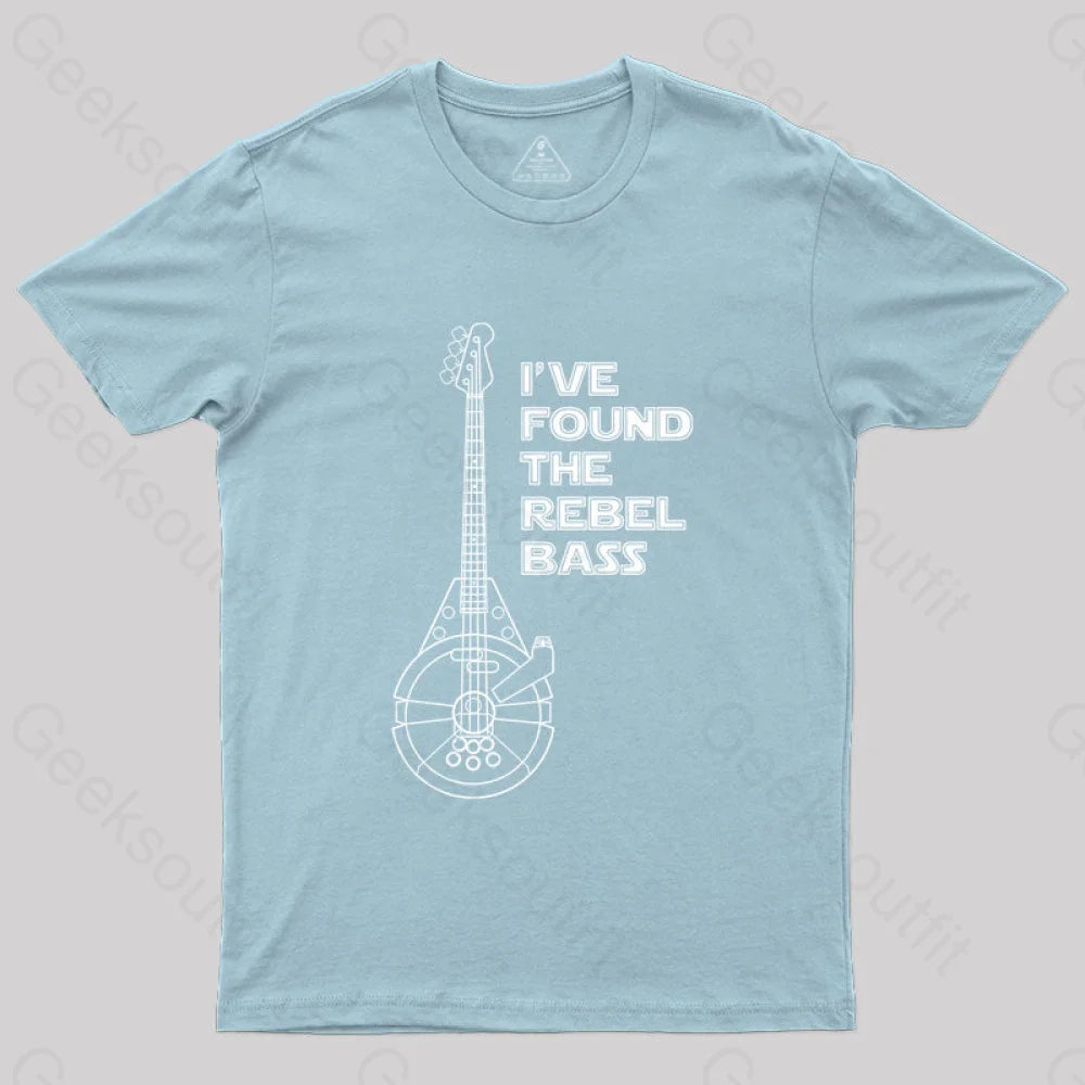 Rebel Bass T-Shirt Light Blue / S