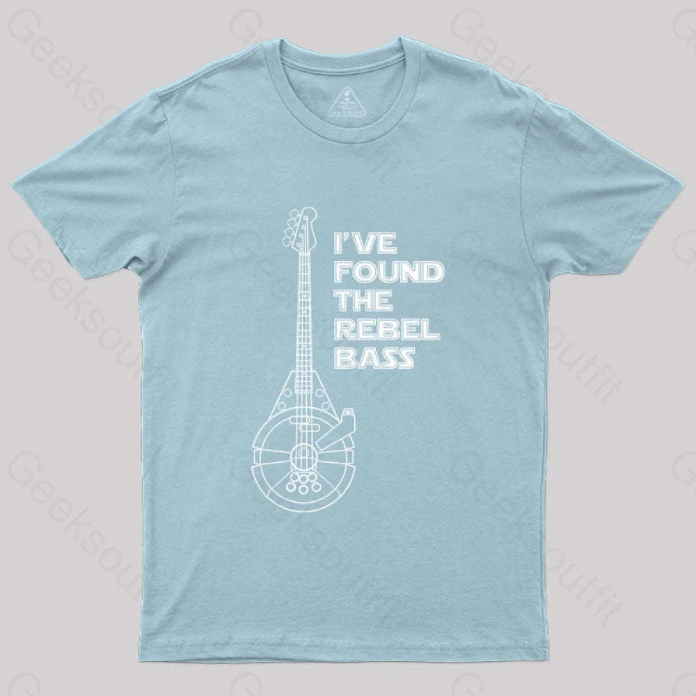 Rebel Bass T-Shirt Light Blue / S