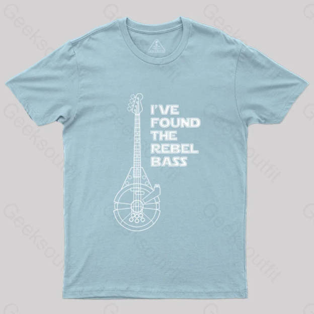 Rebel Bass T-Shirt Light Blue / S