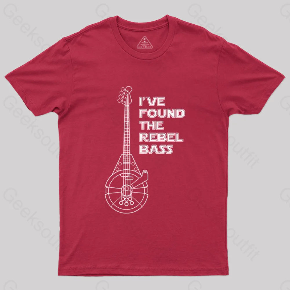 Rebel Bass T-Shirt Red / S