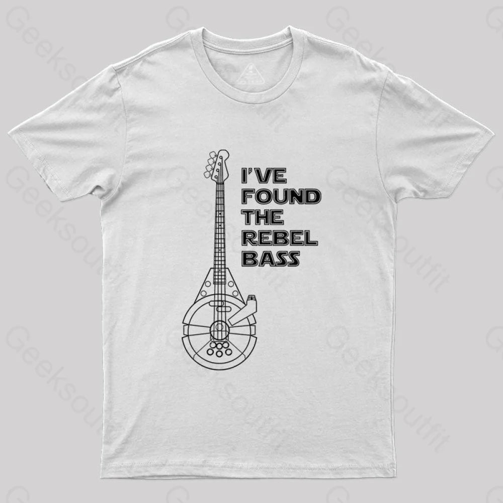 Rebel Bass T-Shirt White / S