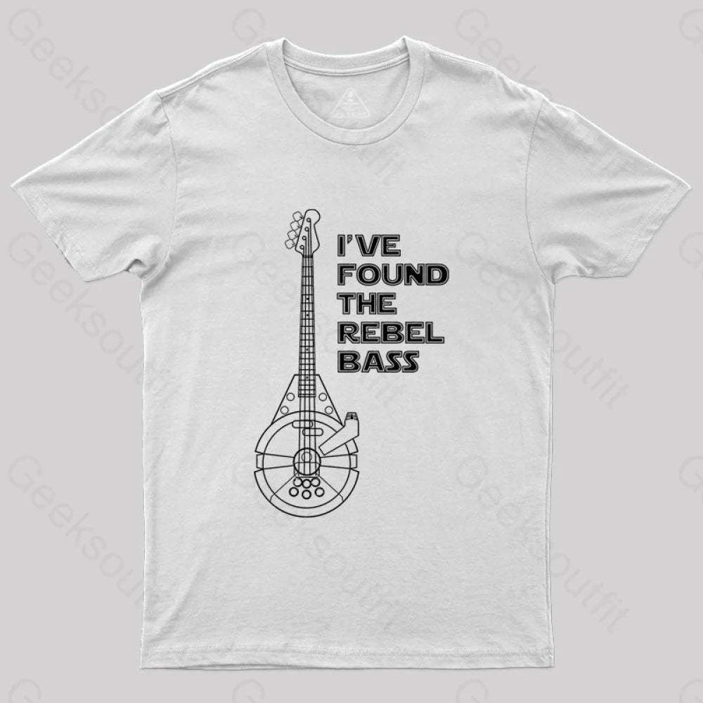 Rebel Bass T-Shirt White / S